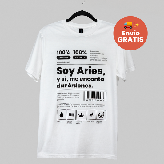 Soy Aries 💥, y sí, me encanta dar órdenes.
