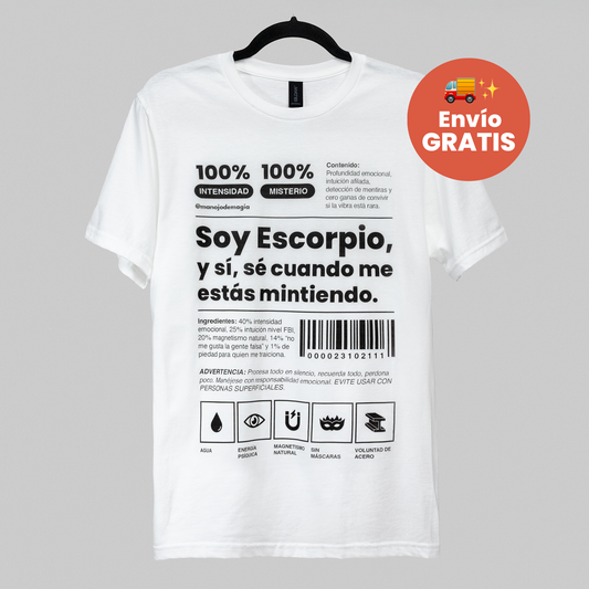 Soy Escorpio 👁️, y sí, sé cuando me estás mintiendo.